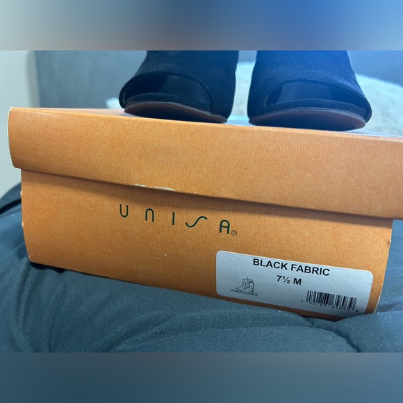 Black Suede Booties - Picture 4 of 4